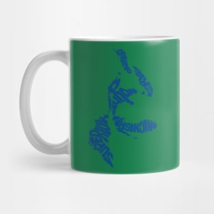 Great Lakes blue horizontal Mug